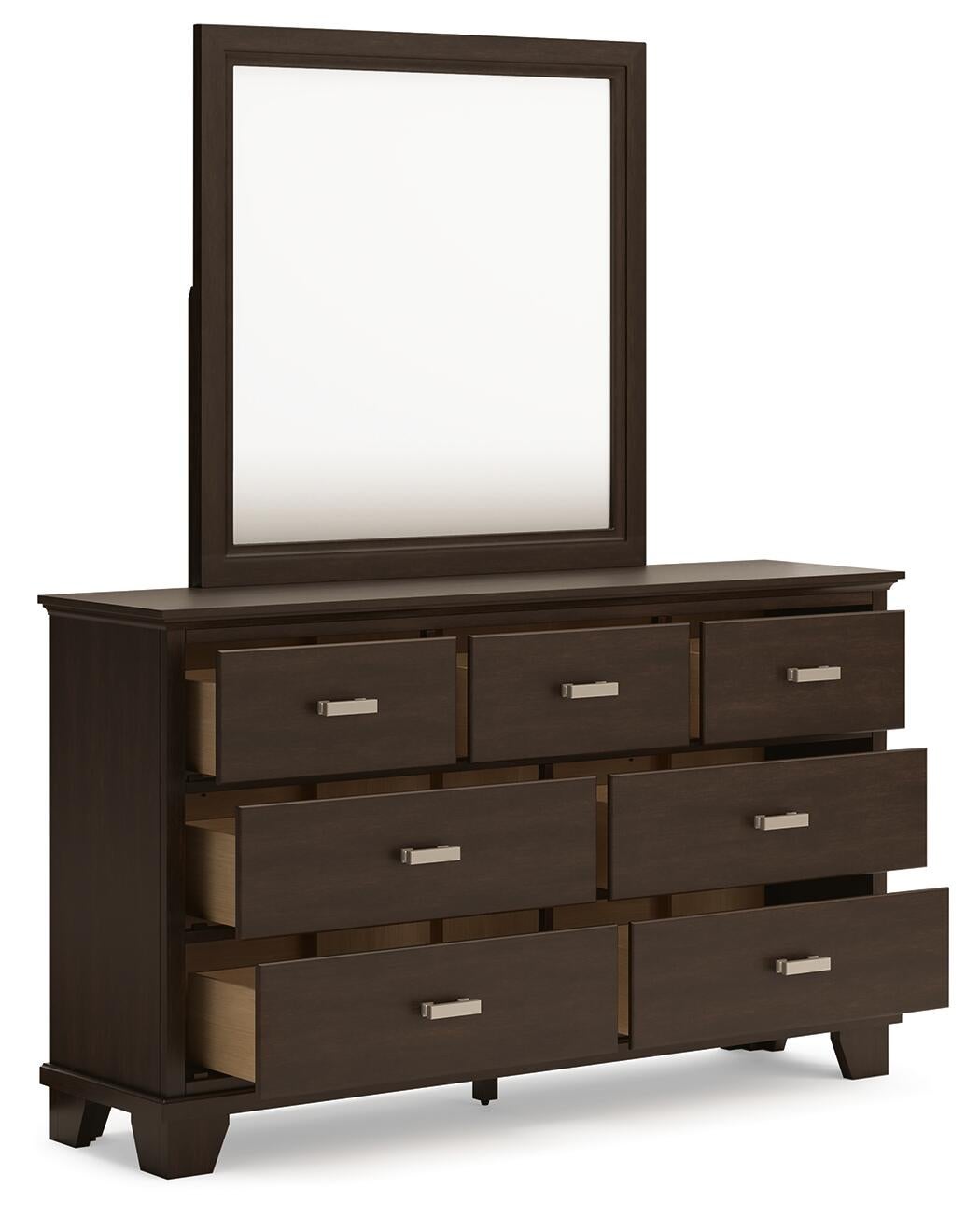 Covetown Queen Panel Bed, Dresser, Mirror, Chest and Nightstand