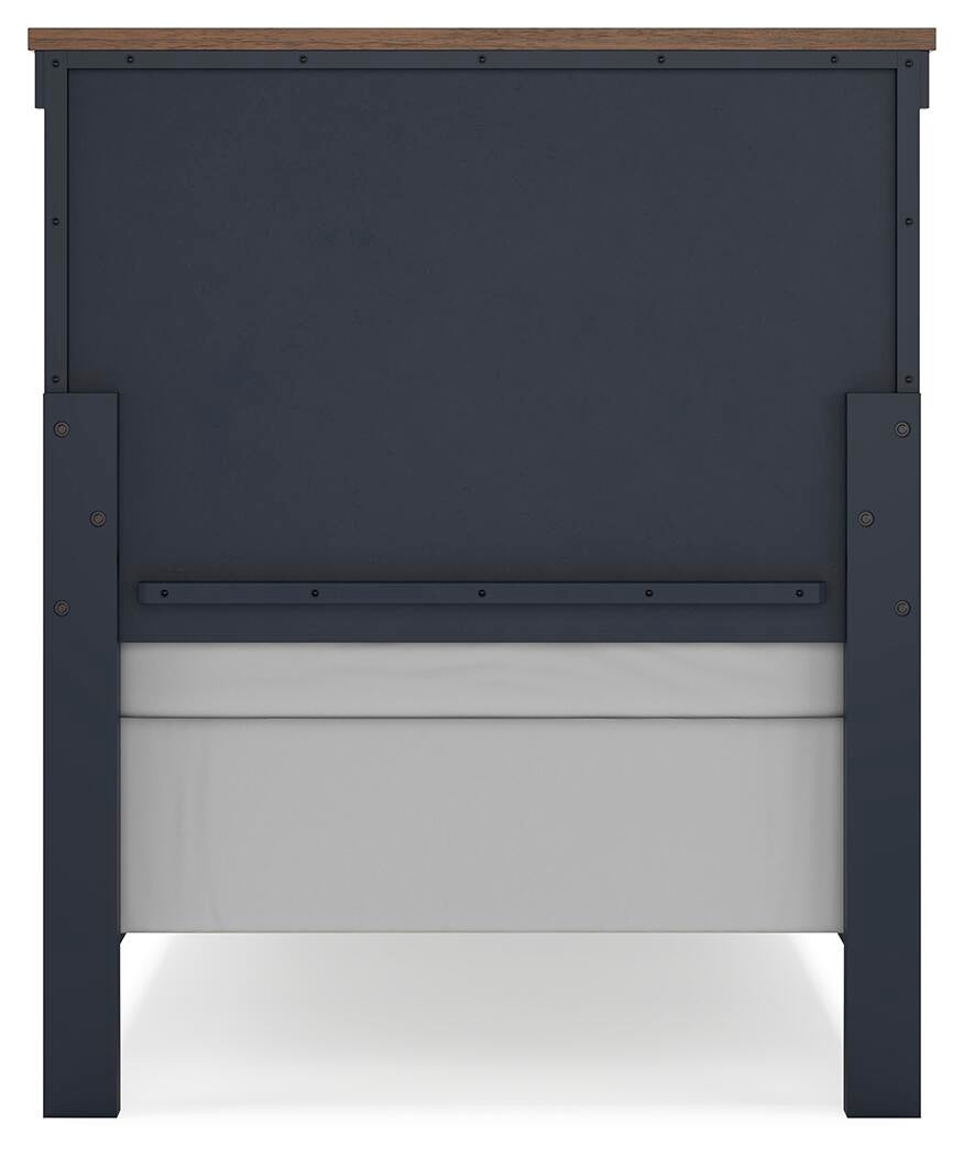 Landocken Twin Panel Headboard, Dresser and Mirror