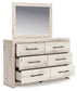 Lawroy Twin Panel Bed with Storage, Dresser, Mirror, Chest and Nightstand