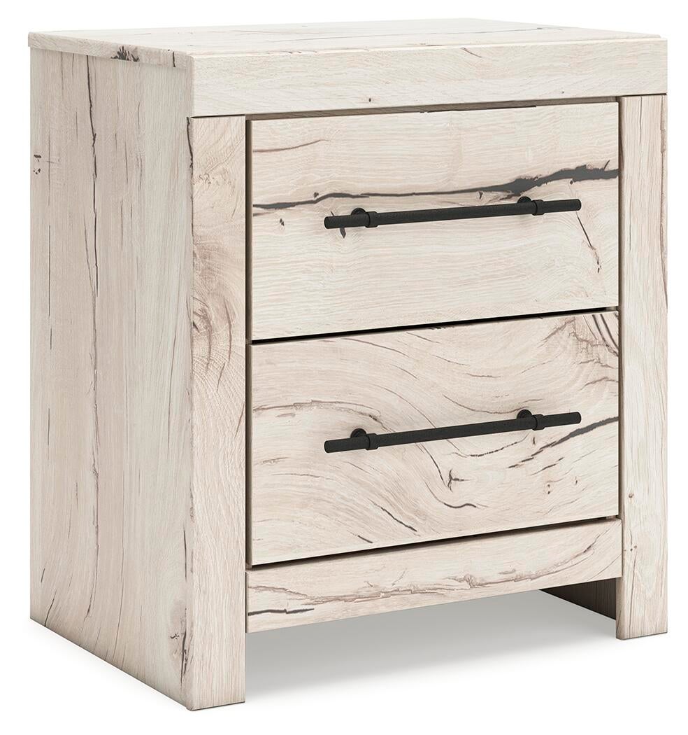 Lawroy Twin Panel Bed with Storage, Dresser, Mirror, Chest and Nightstand