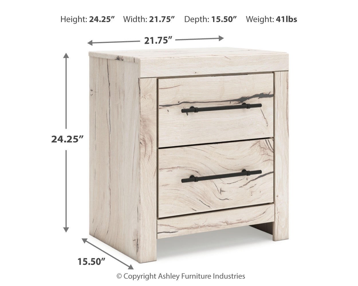Lawroy Full Panel Headboard, Dresser, Mirror, Chest and Nightstand