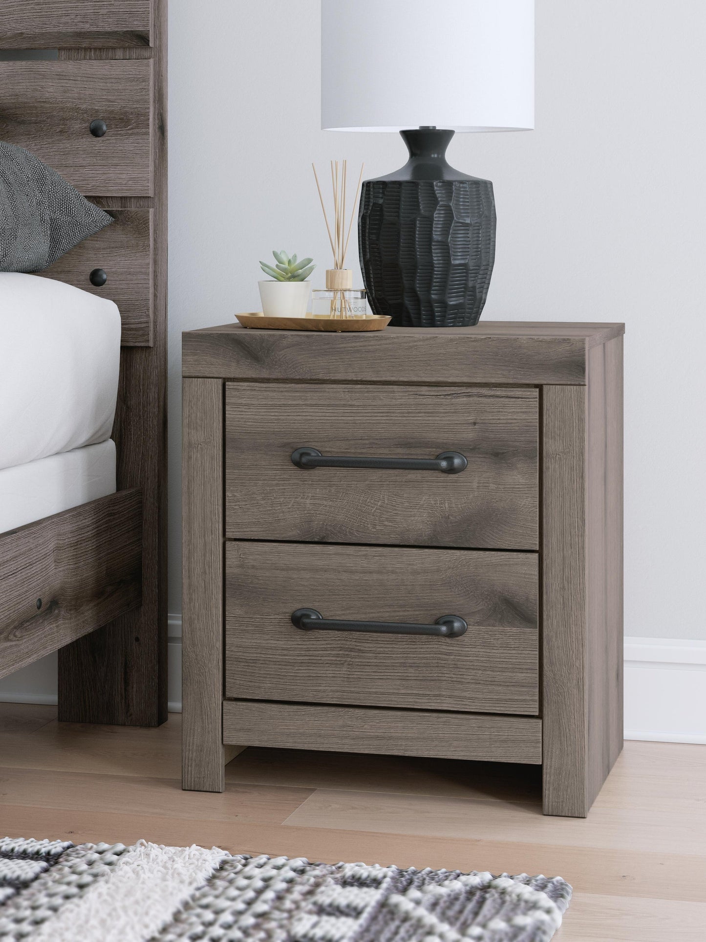 Urbanoore Full Panel Bed with Storage, Dresser, Mirror, Chest and Nightstand