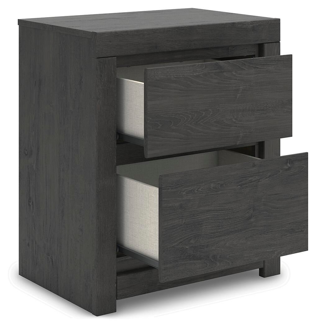 Fraluna King Panel Bed, Dresser, Mirror and Nightstand
