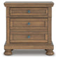 Vandenmore Queen Panel Bed with Mirrored Dresser, Chest and Nightstand