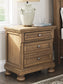 Vandenmore Queen Panel Bed with Mirrored Dresser, Chest and Nightstand