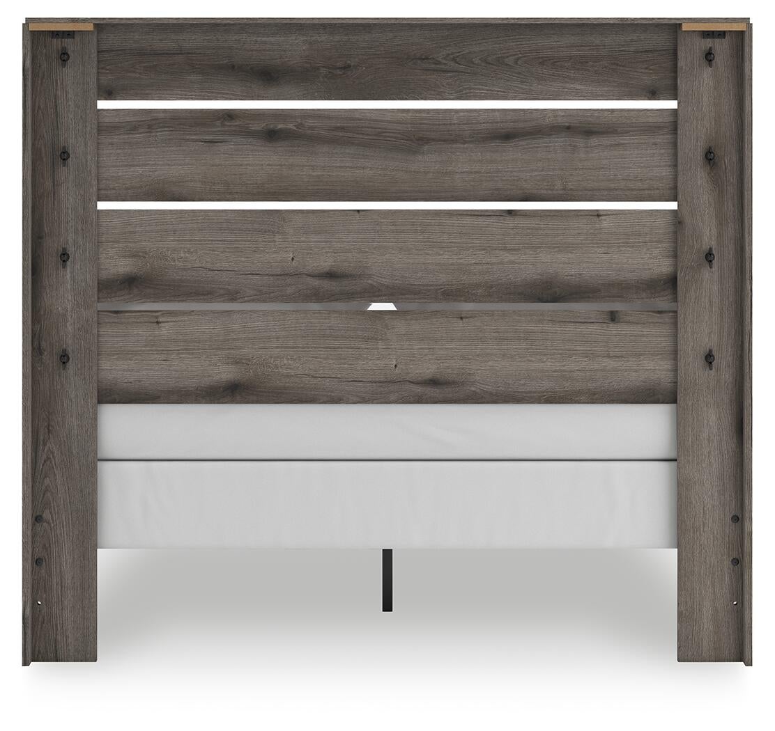 Graystorm Queen Panel Bed, Dresser and Mirror
