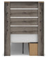 Urbanoore Twin Panel Storage Bed, Dresser, Mirror and Nightstand
