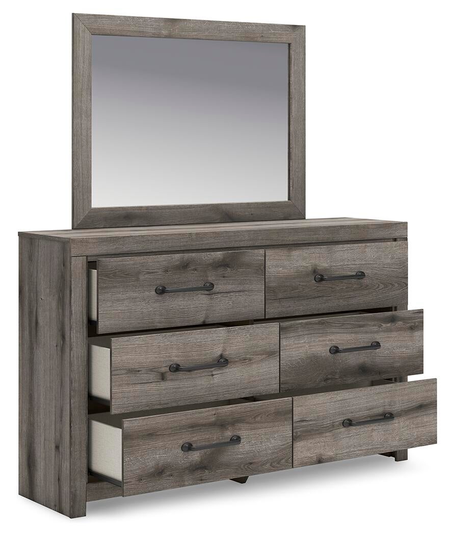 Urbanoore King Panel Bed, Dresser and Mirror
