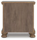 Vandenmore Queen Storage Sleigh Bed with Mirrored Dresser, Chest and Nightstand