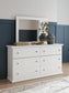 Bostwick Shoals Full Panel Bed, Dresser, Mirror and Nightstand