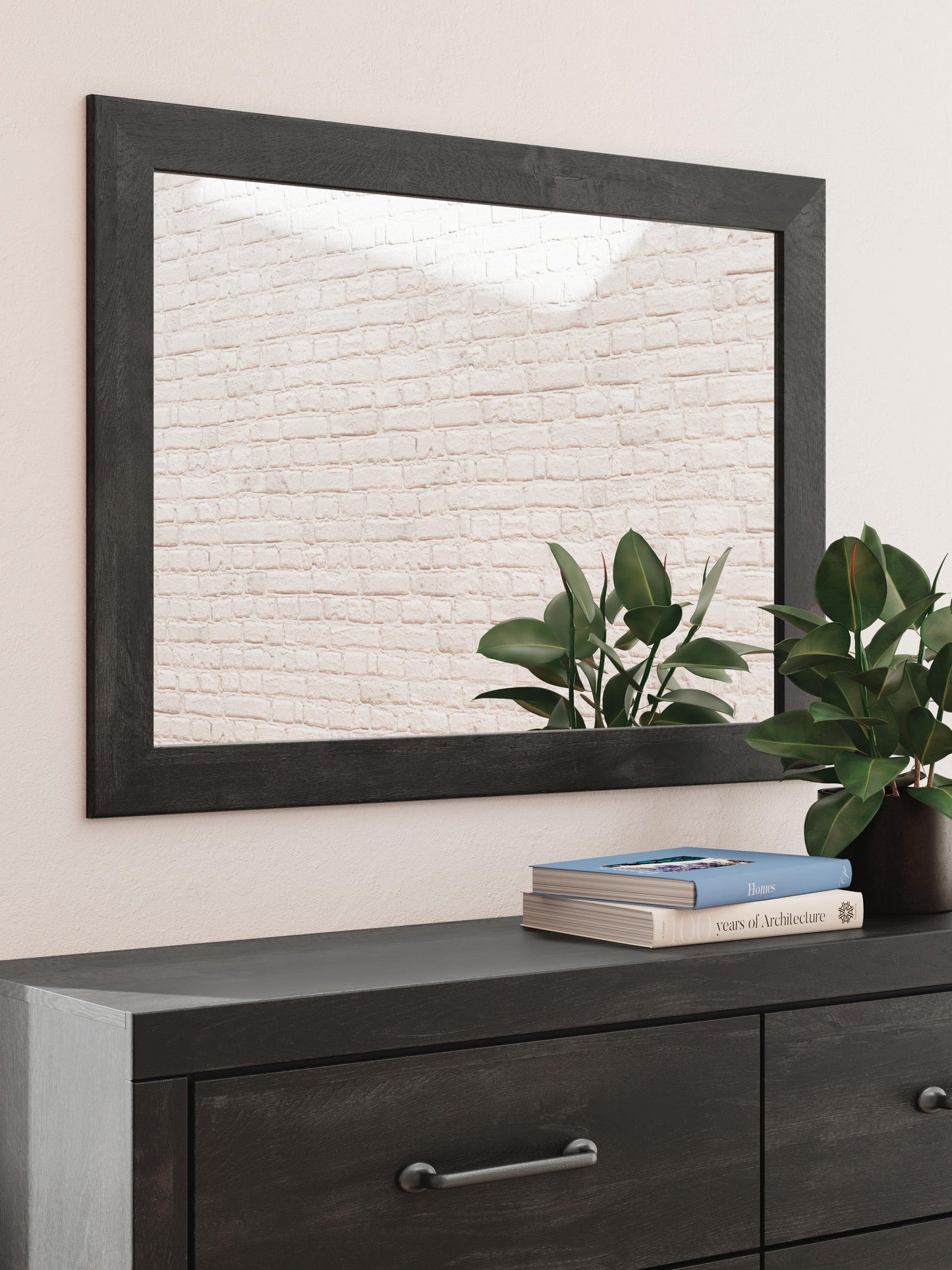 Hollivern Full Panel Bed, Dresser, Mirror and Nightstand