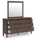 Cadmori Twin Panel Bed, Dresser, Mirror and Nightstand