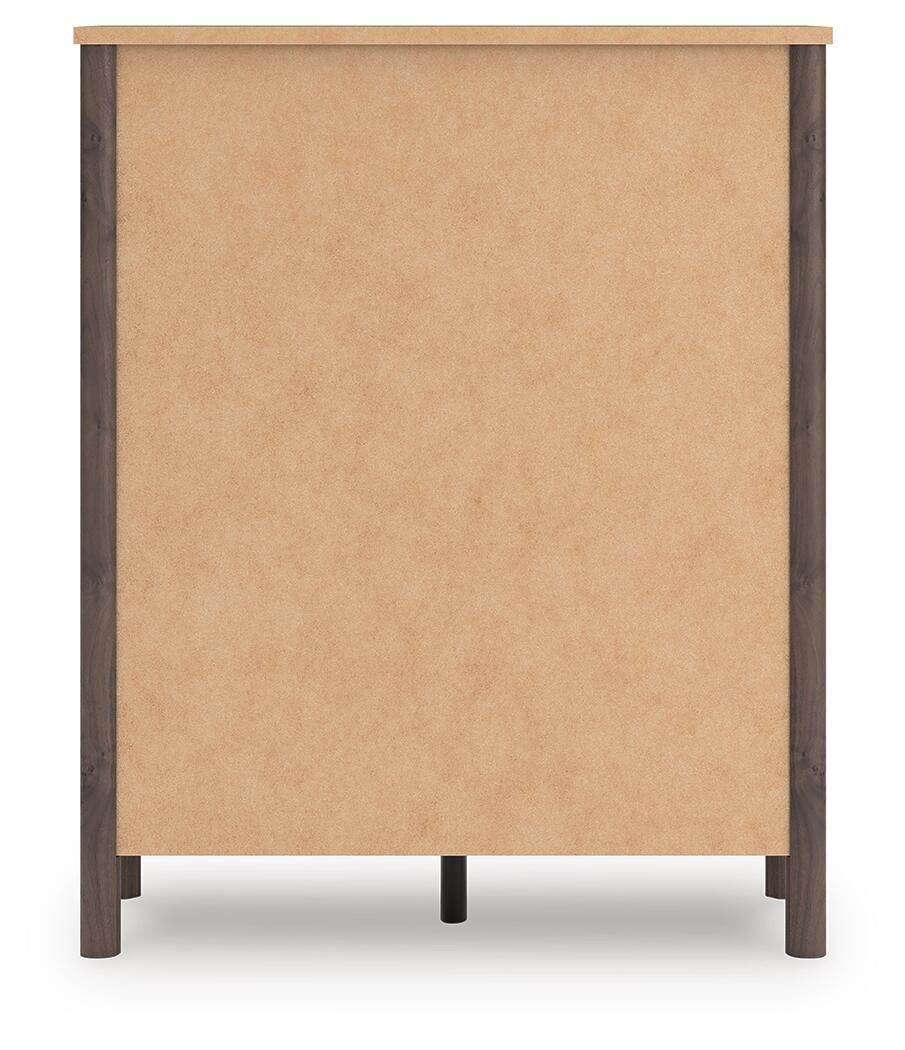 Cadmori Queen Panel Platform Bed, Dresser, Mirror, Chest and Nightstand