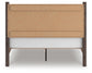 Cadmori Queen Panel Platform Bed, Dresser and Mirror