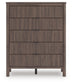 Pamytta Full Panel Platform Bed, Dresser, Mirror, Chest and Nightstand