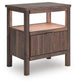Cadmori Twin Upholstered Panel Bed, Dresser, Mirror, Chest and Nightstand