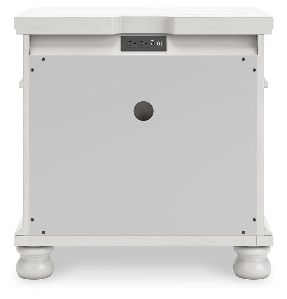 Rowlenstown King Poster Bed, Dresser, Mirror and Nightstand
