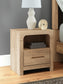 Kinlanni King Upholstered Platform Bed, Dresser, Mirror and Nightstand