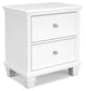 Fortman Queen Panel Storage Bed with Mirrored Dresser and Nightstand