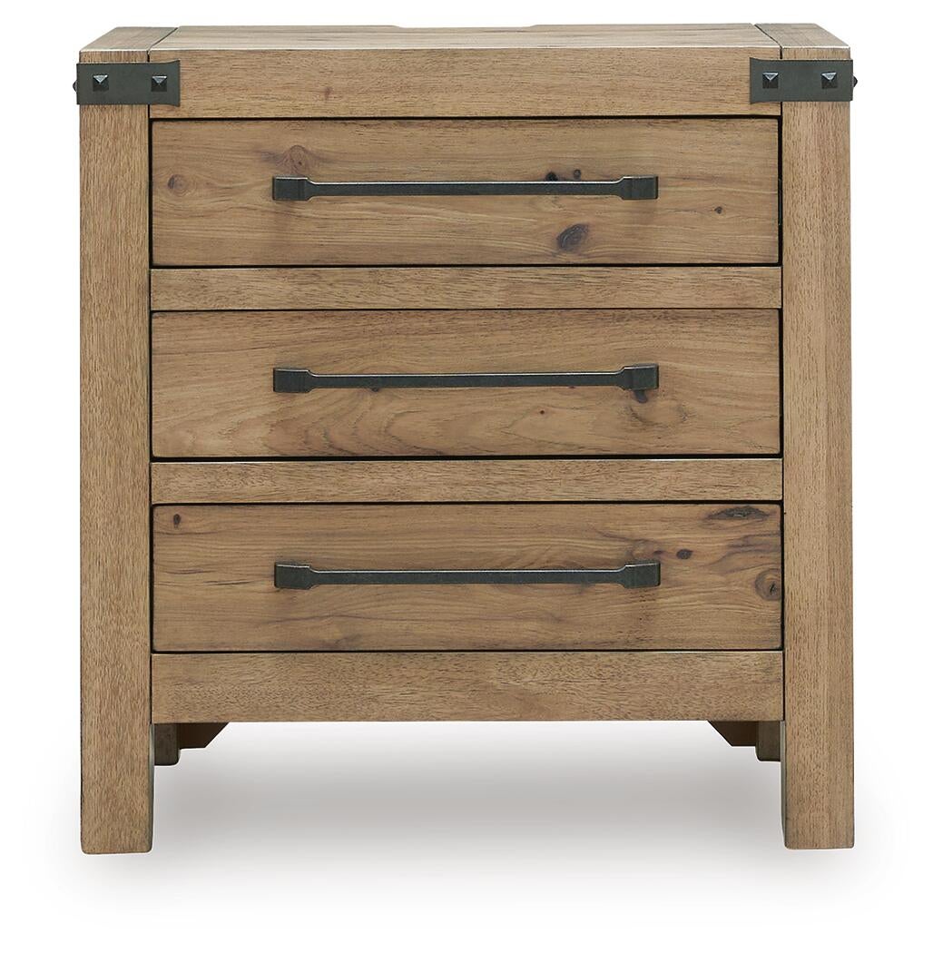 Ashley Express - Ridgester Three Drawer Night Stand