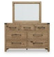 Ridgester Dresser and Mirror