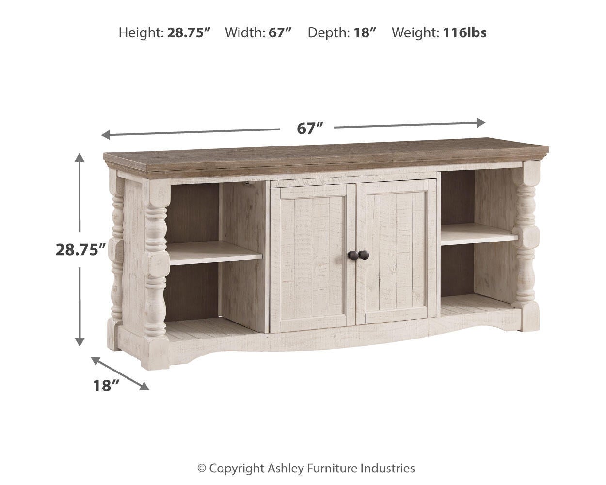 Ashley Express - Havalance Extra Large TV Stand