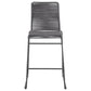 Jerome Woven Rope Metal Bar Chair Charcoal (Set of 2)