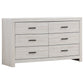 Brantford 4-piece Queen Bedroom Set Coastal White