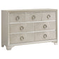 Salford 7-drawer Dresser Metallic Sterling