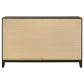 Valencia 6-drawer Dresser Black