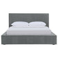 Gregory Upholstered Queen Panel Bed Graphite