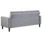 Bowen Upholstered Track Arm Tufted Sofa Grey