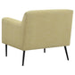 Darlene Upholstered English Arm Accent Chair Lemon